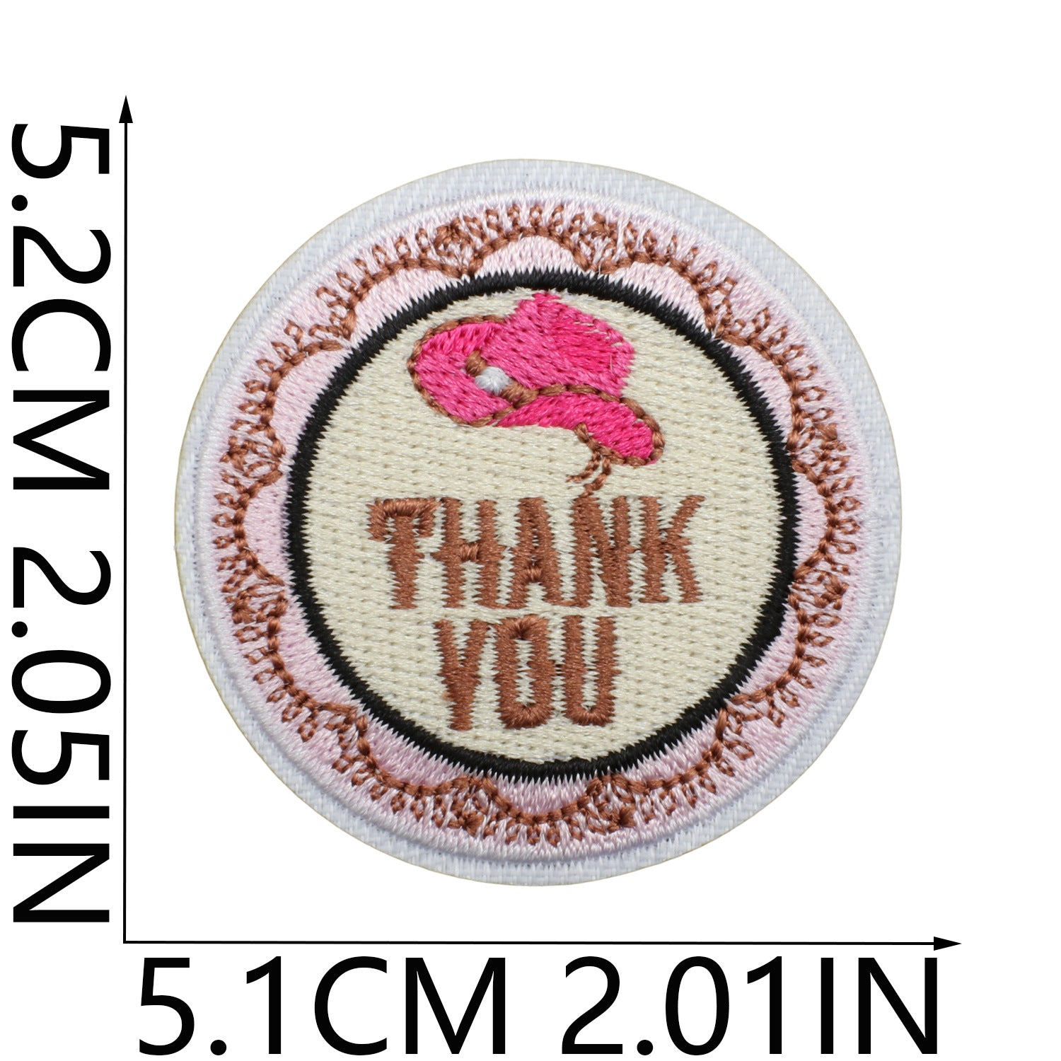 Wholesale Western Denim Embroidery Cloth Sticker FS